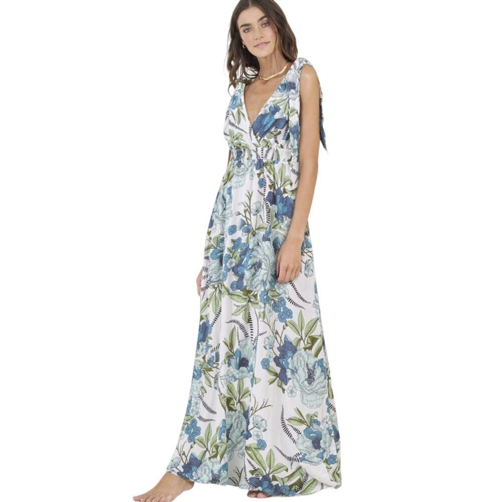 Maaji Blue Floral Swim Coverup